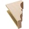 Ekena Millwork 6"W x 12"D x 18"H Classic Asheboro Rough Cedar Woodgrain TimberThane Corbel, Primed Tan CORUR06X12X18ASHRCPR - alternate 6